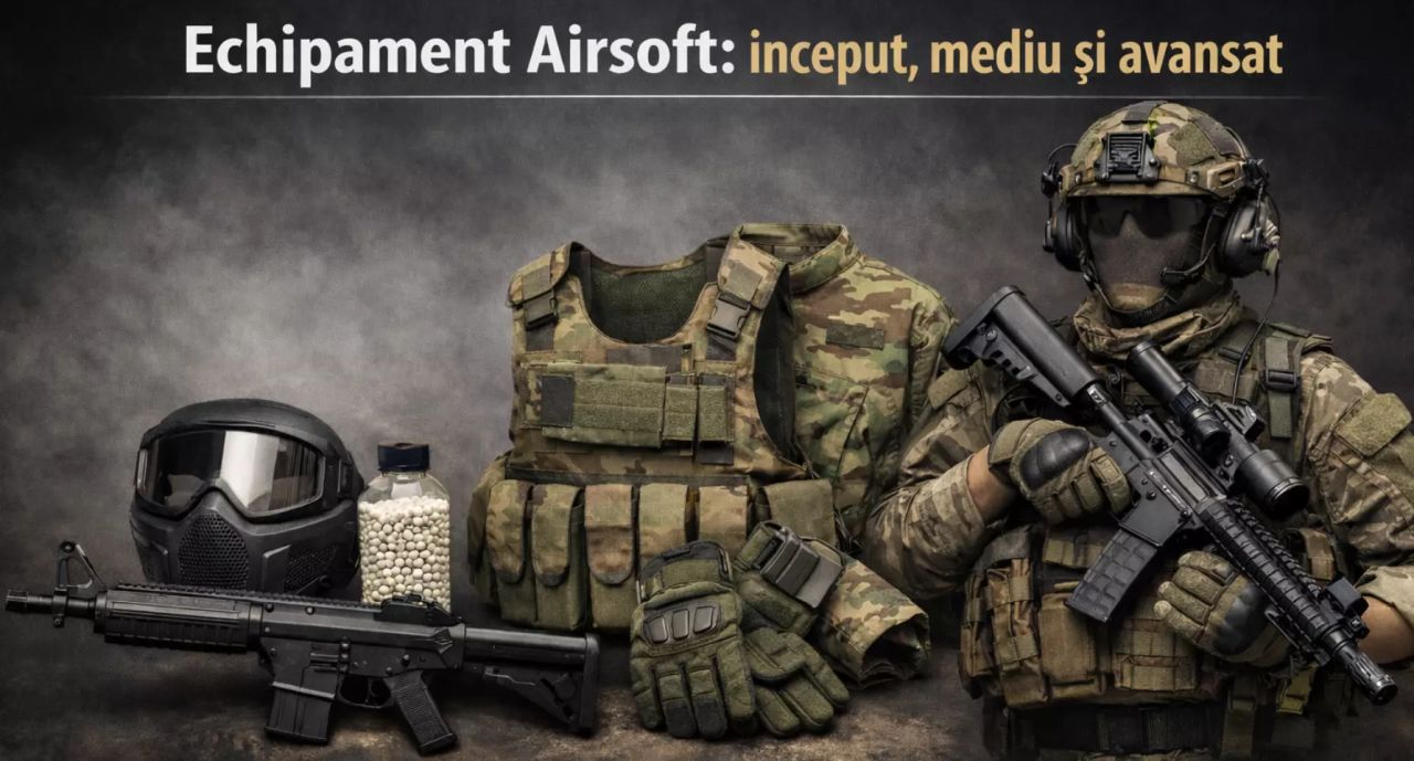 Cum alegi echipamentul airsoft potrivit pentru nivelul tău
